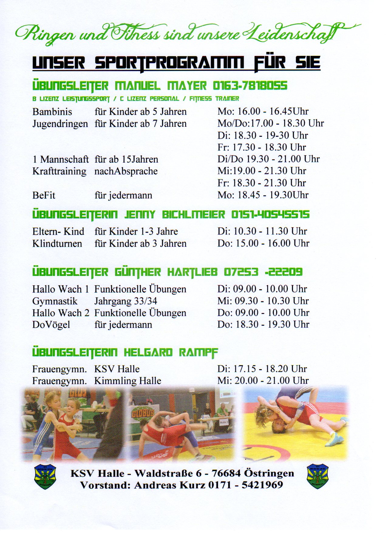Sportprogramm KSV 086